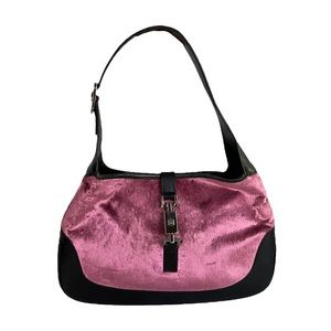 Gucci Velvet Jackie Hand Bag